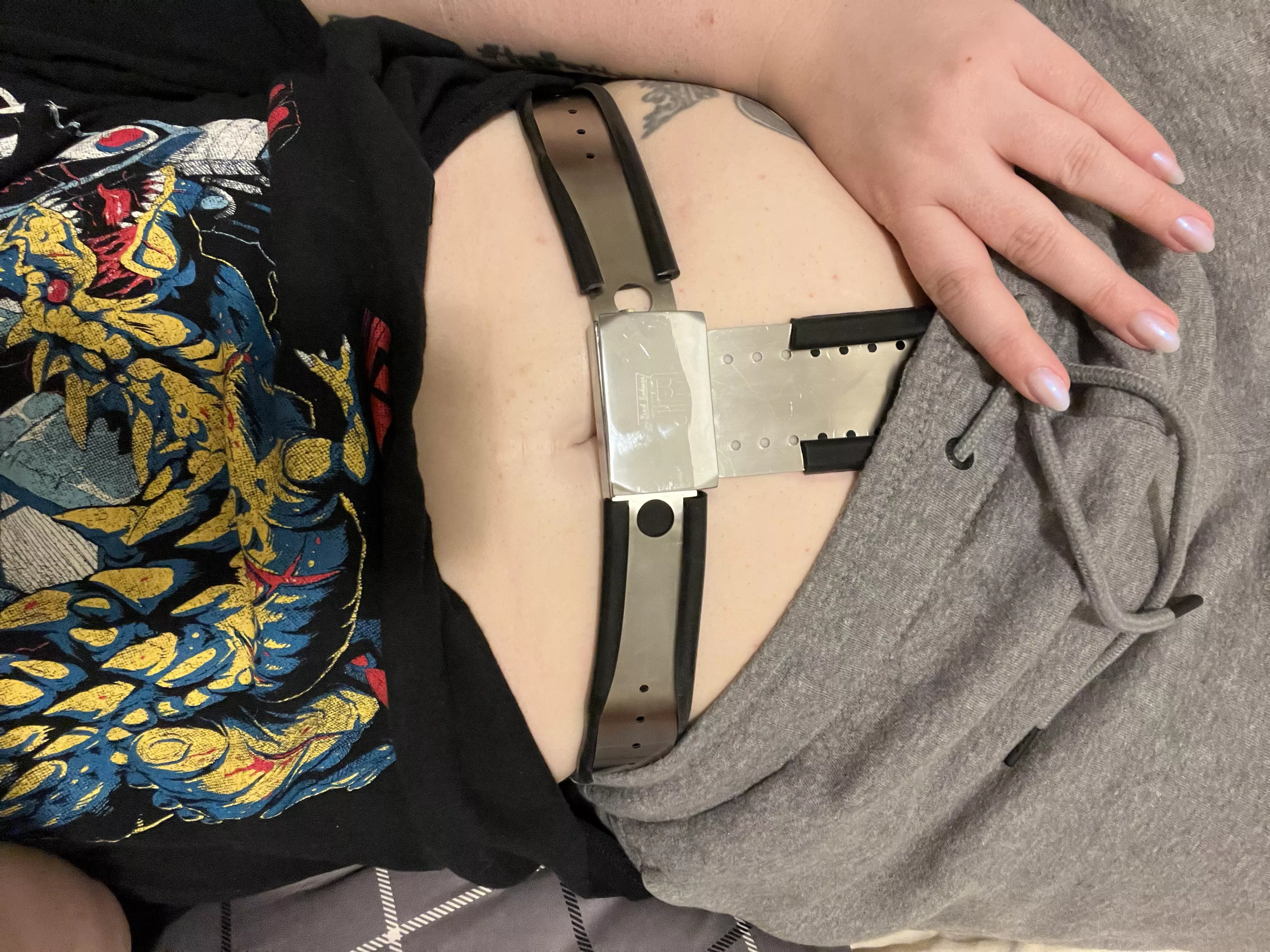 Got a new belt and now I’m never getting out 😭