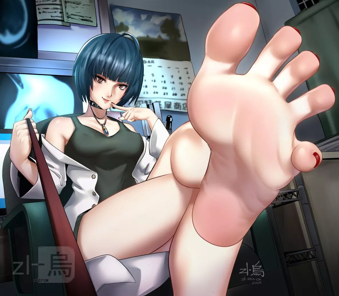 Guinea Pig's Trial. [Persona 5](ZL-Crow Red)