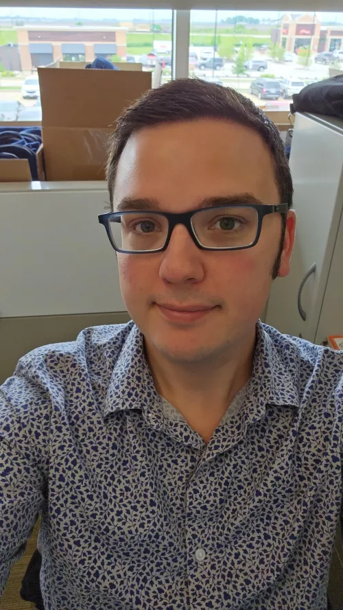 Had to wear my glasses today. Never sure how I feel about them