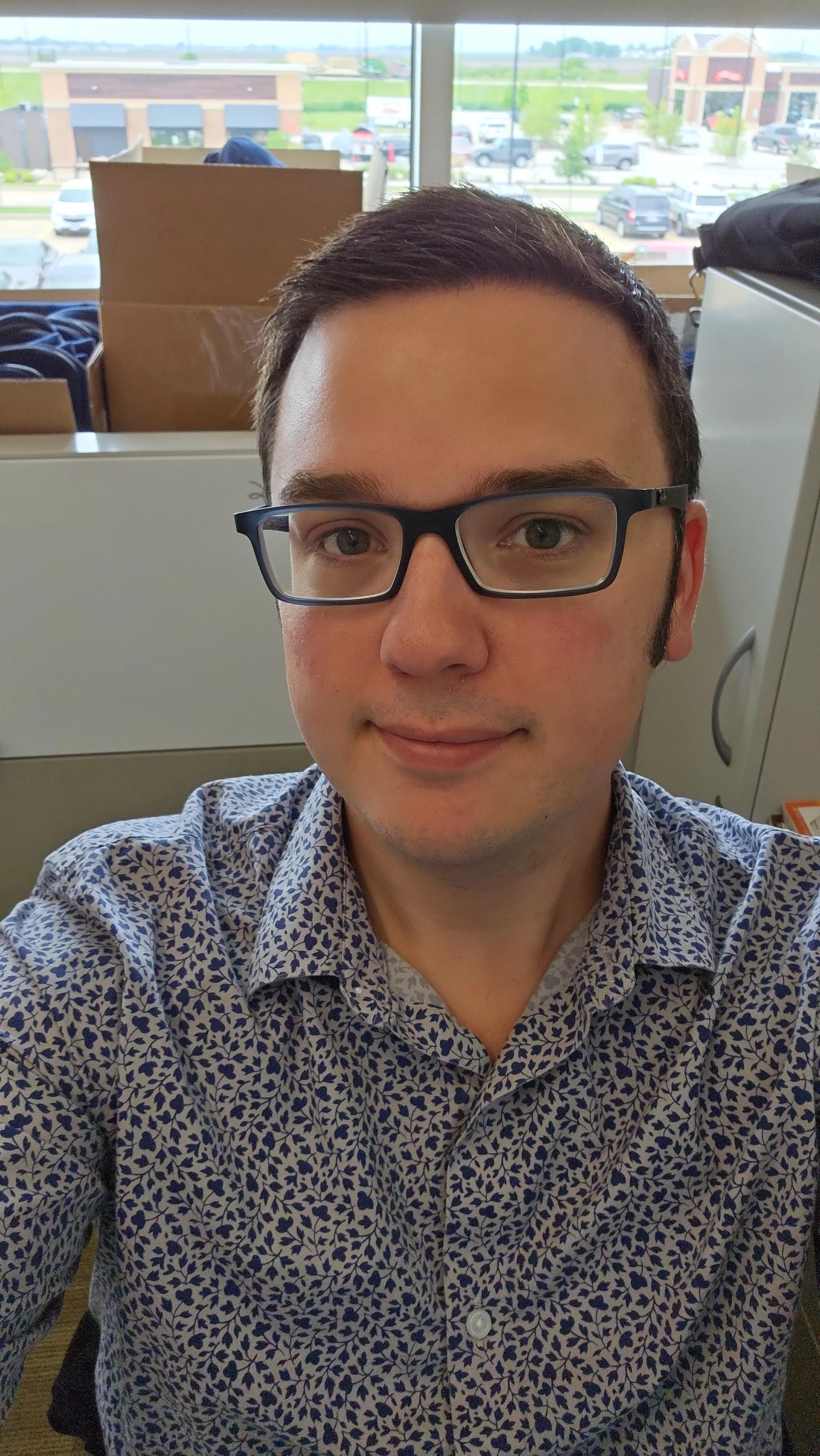 Had to wear my glasses today. Never sure how I feel about them