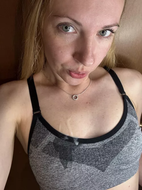 I like it when you cum on my clothes