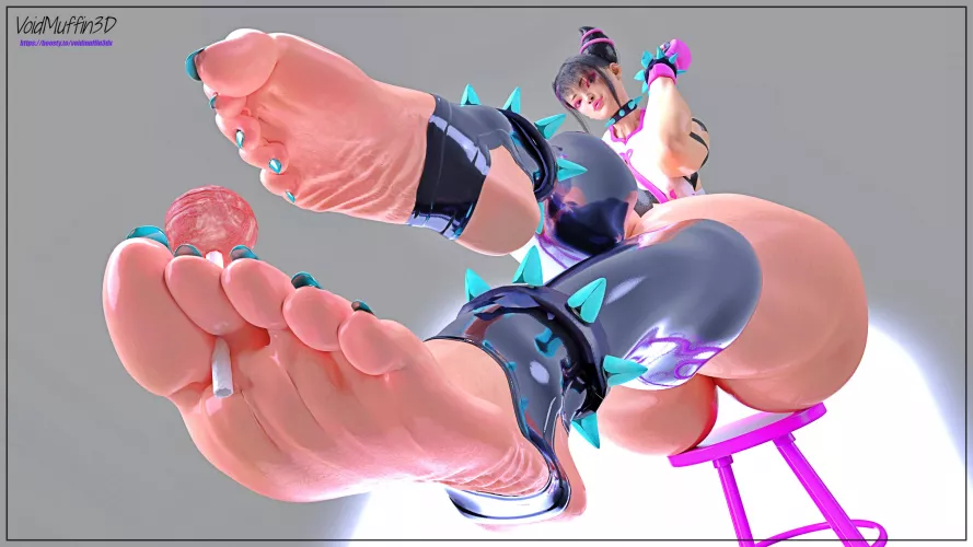 Juri Han [Street Fighter] (VoidMuffin3d) 