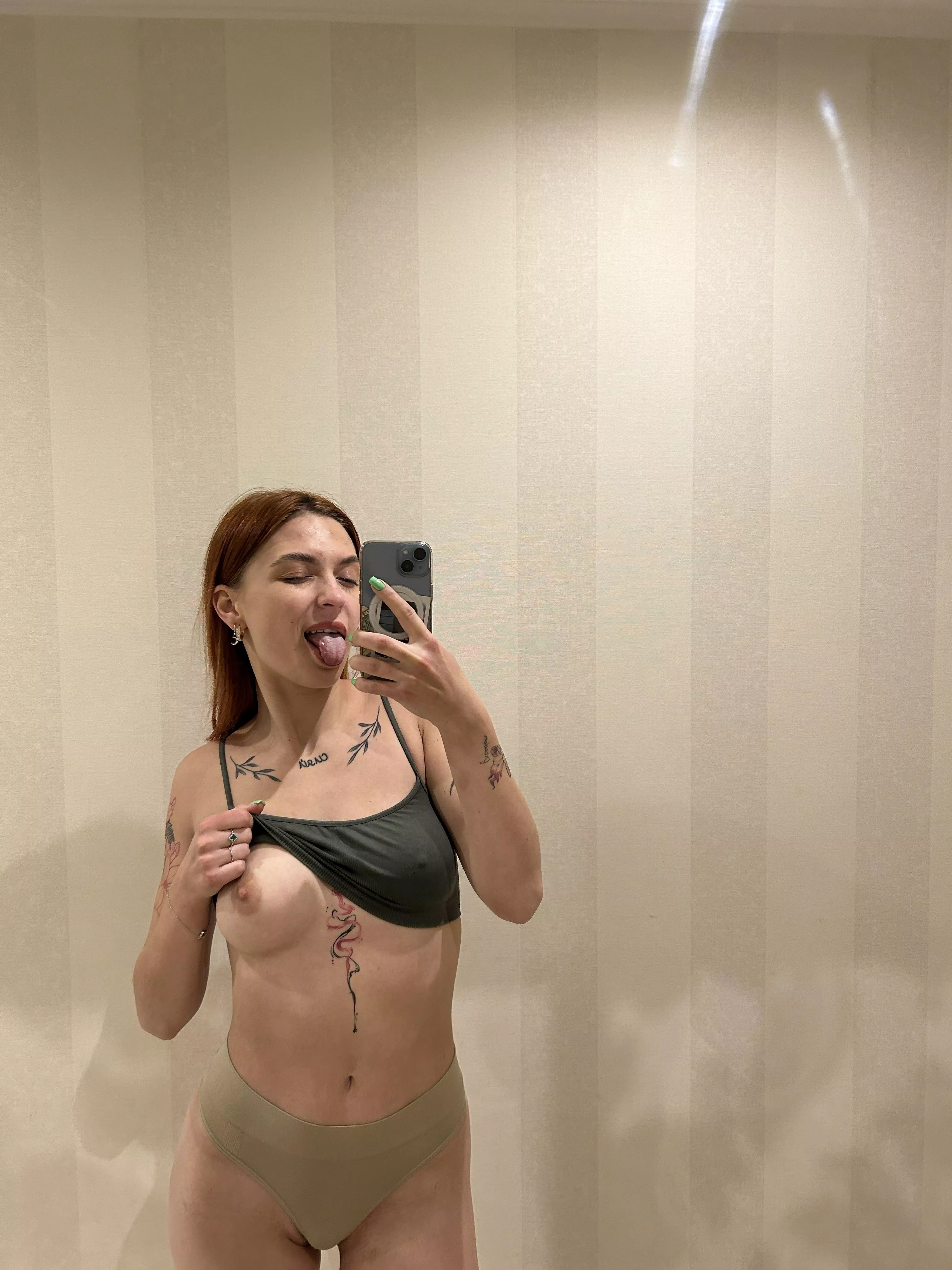 My breasts and your tongue are ready to get to know each other