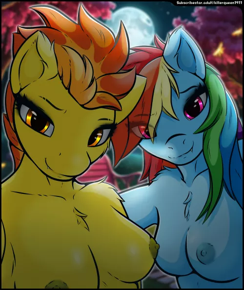 Rainbow and Spitfire selfie. (Killerqueen1911)