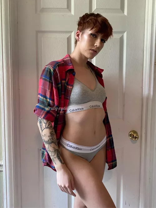 Red hair and red flannel