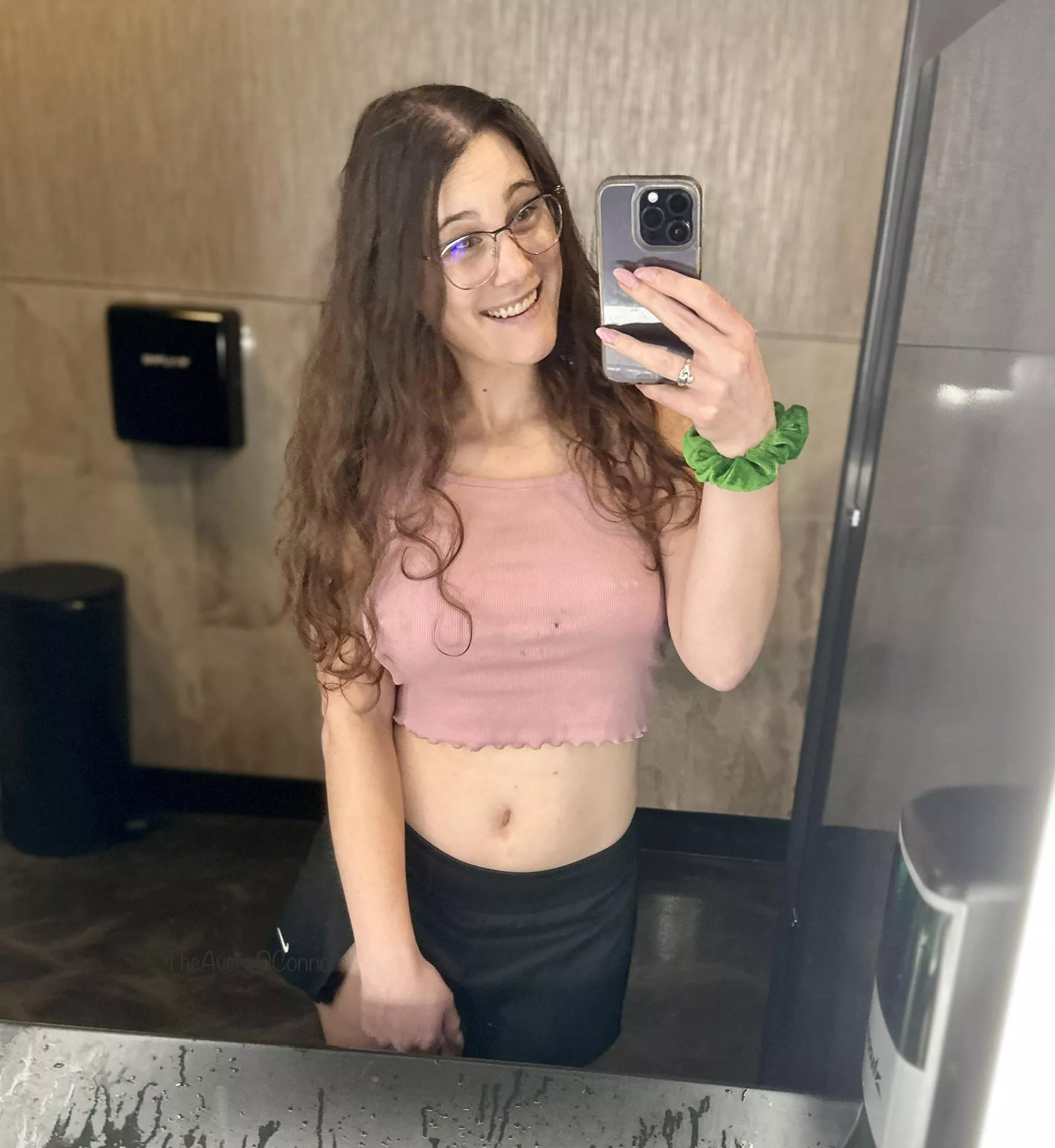 Smiling bright with my iPhone 