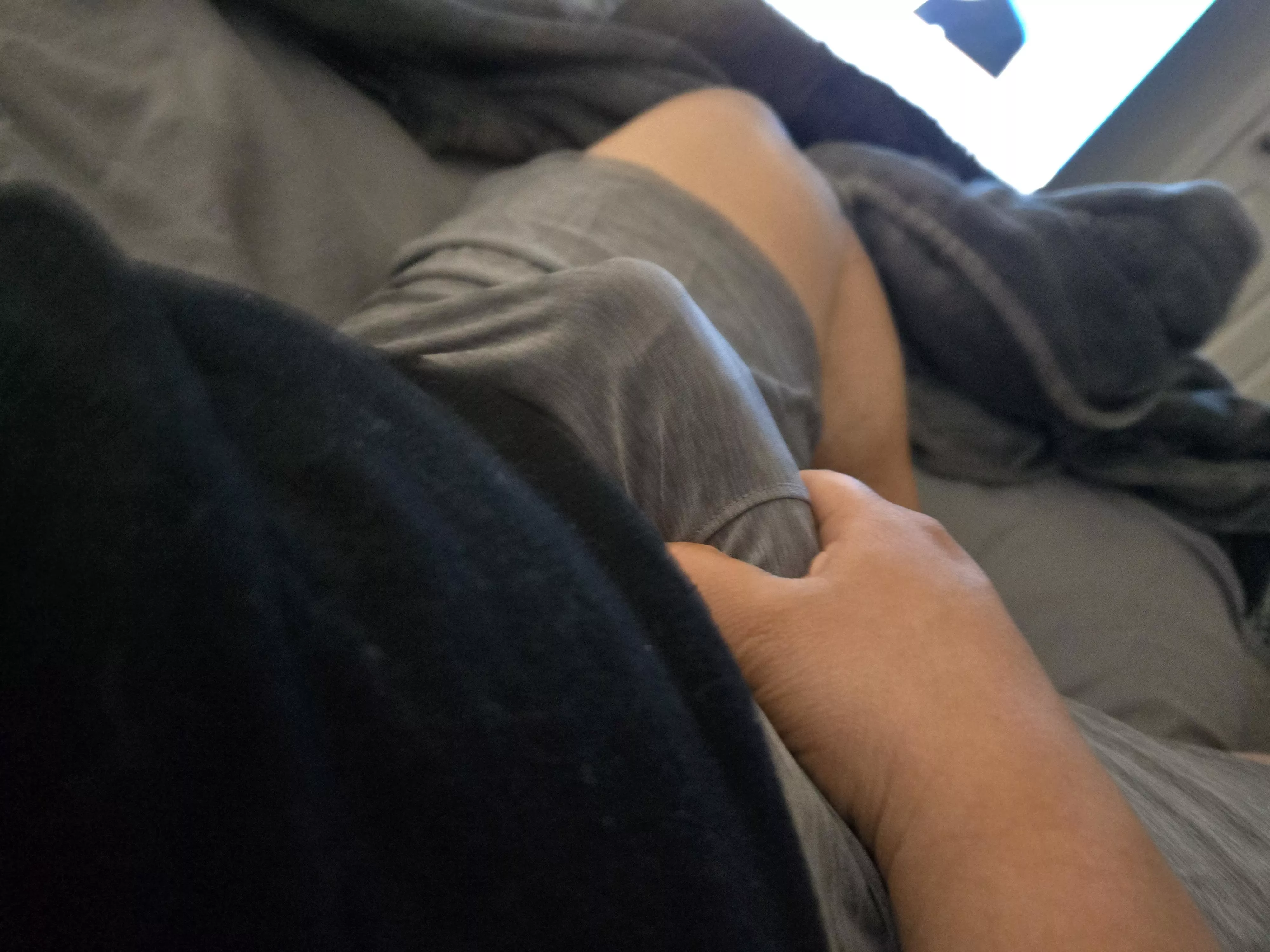 These shorts are so smooth they keep making me hard