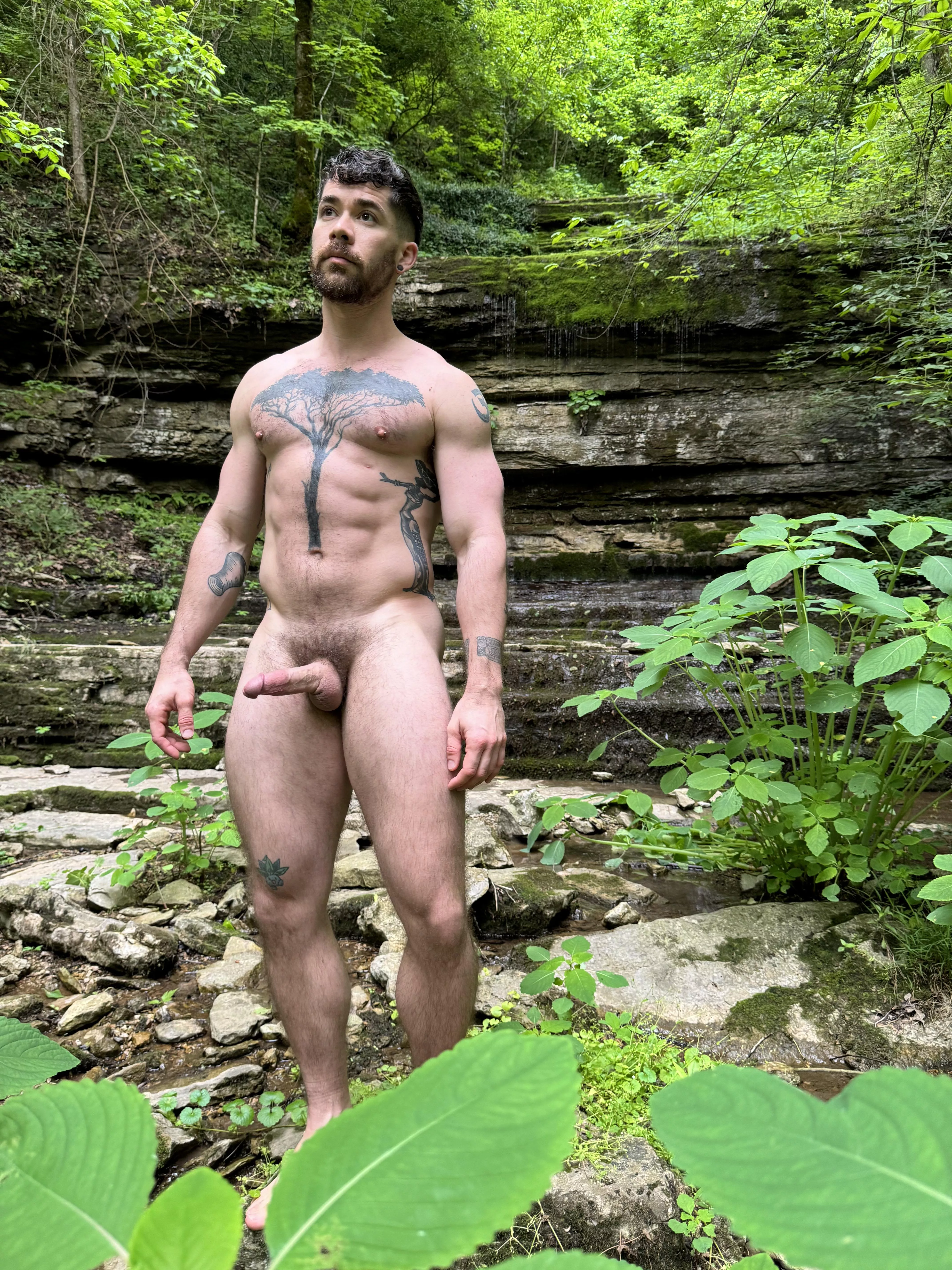 What would you do if you caught me naked in the woods? 