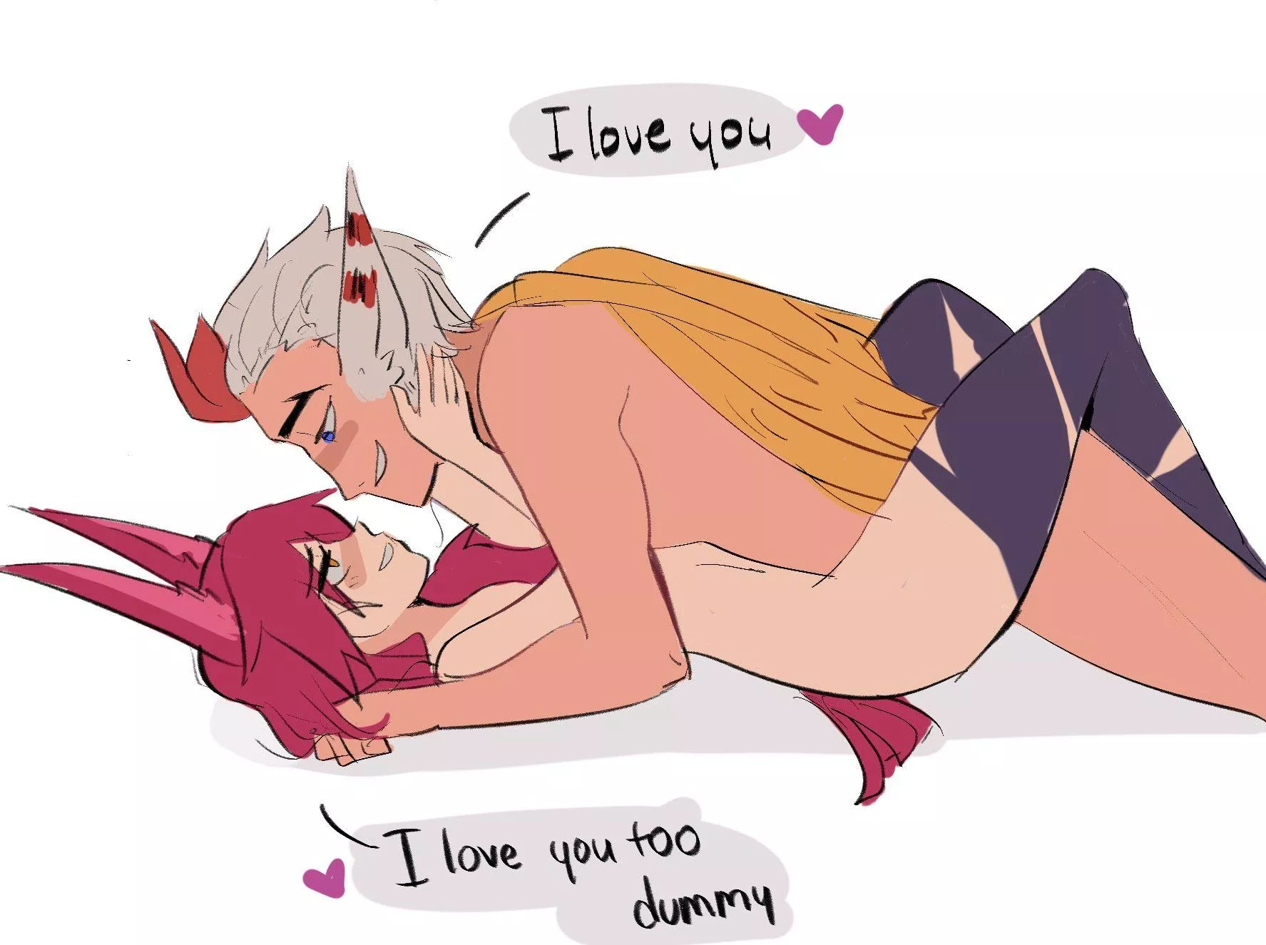 Xayah and Rakan. (Aleriy_)