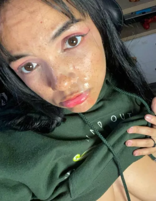 You have permission to cum on my cute face