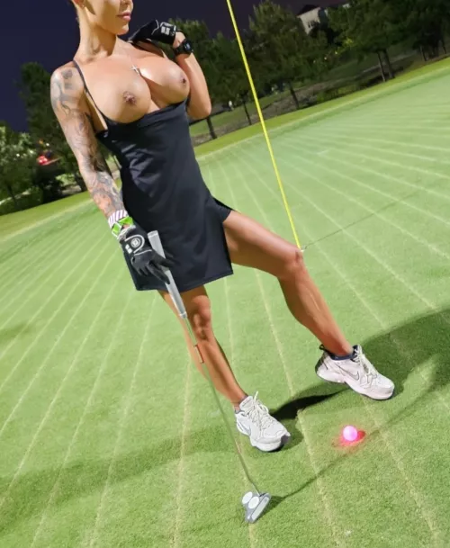 Are you golfing with me knowing I give the winner an extra hole with me 