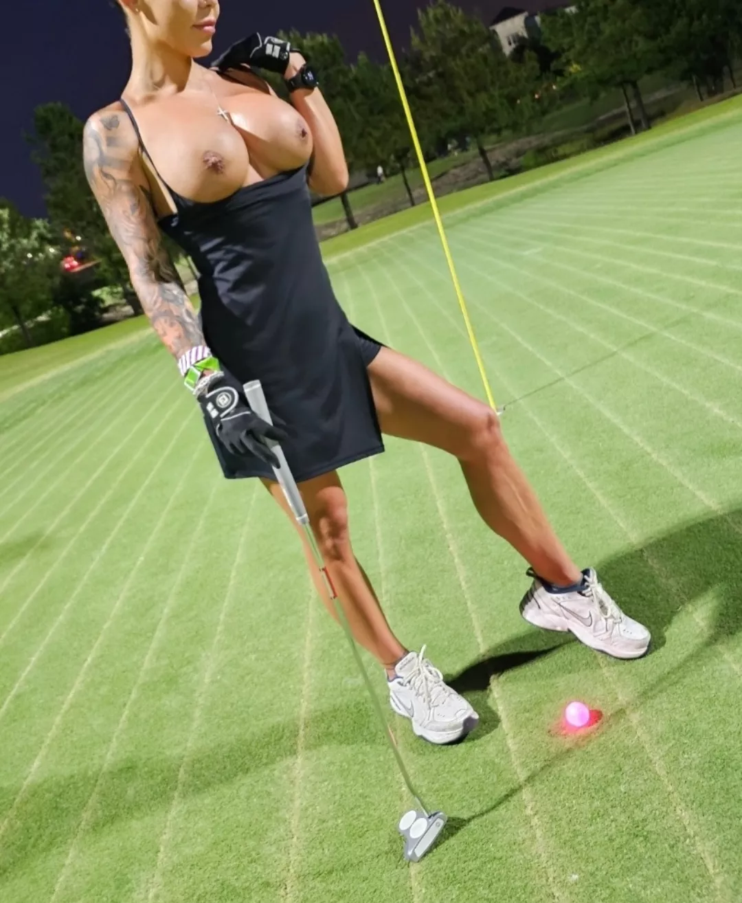 Are you golfing with me knowing I give the winner an extra hole with me 