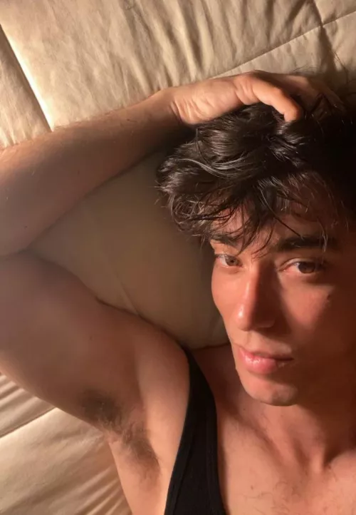 armpits for you to sniff and lick 