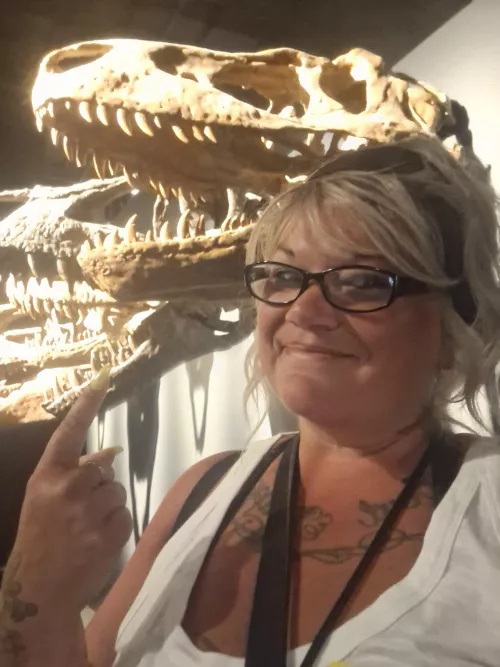 At the museum yesterday 