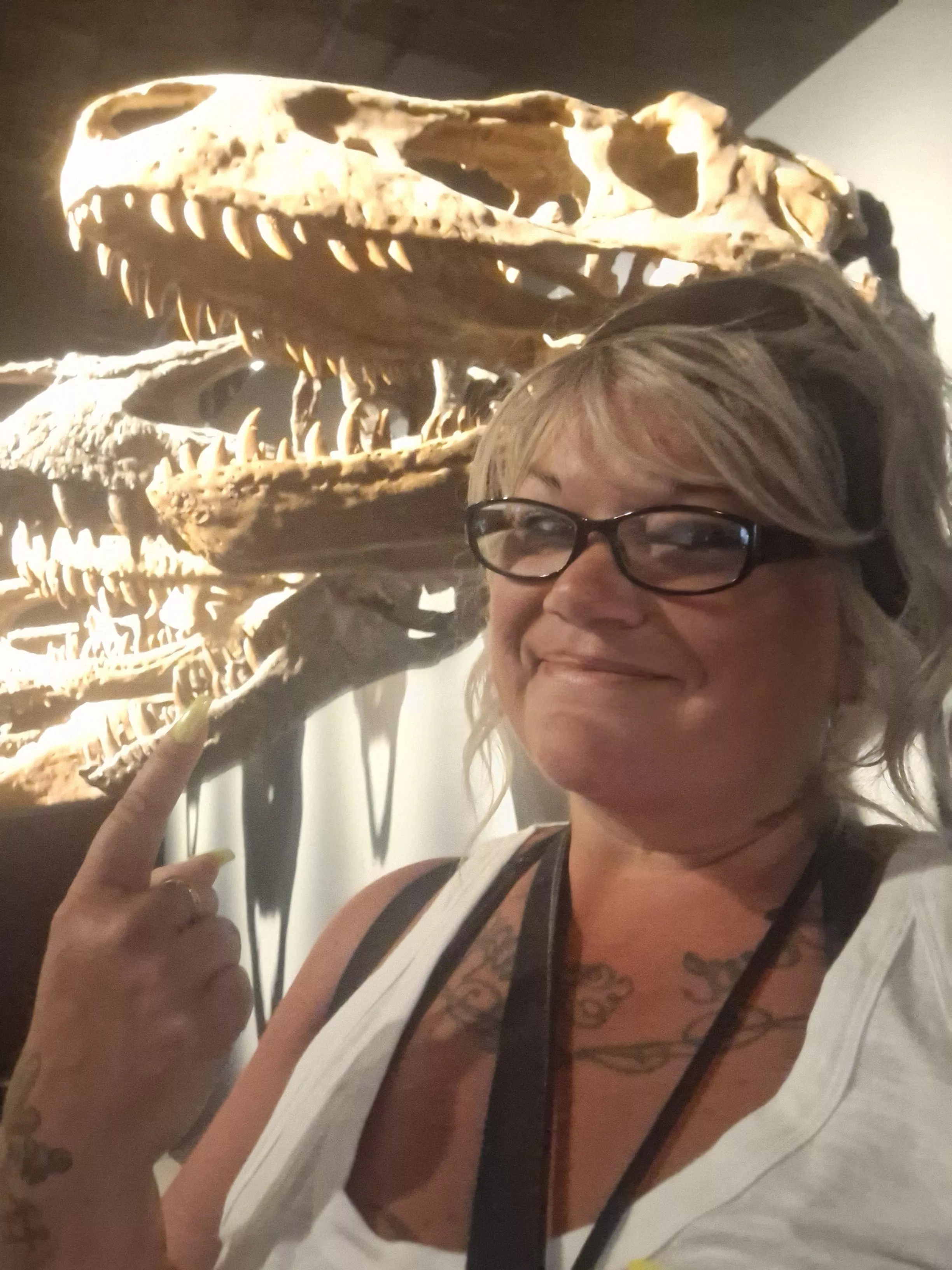 At the museum yesterday 