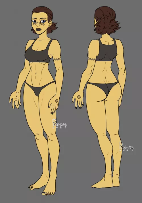 Barriss Offee under the robes (Tharrek)