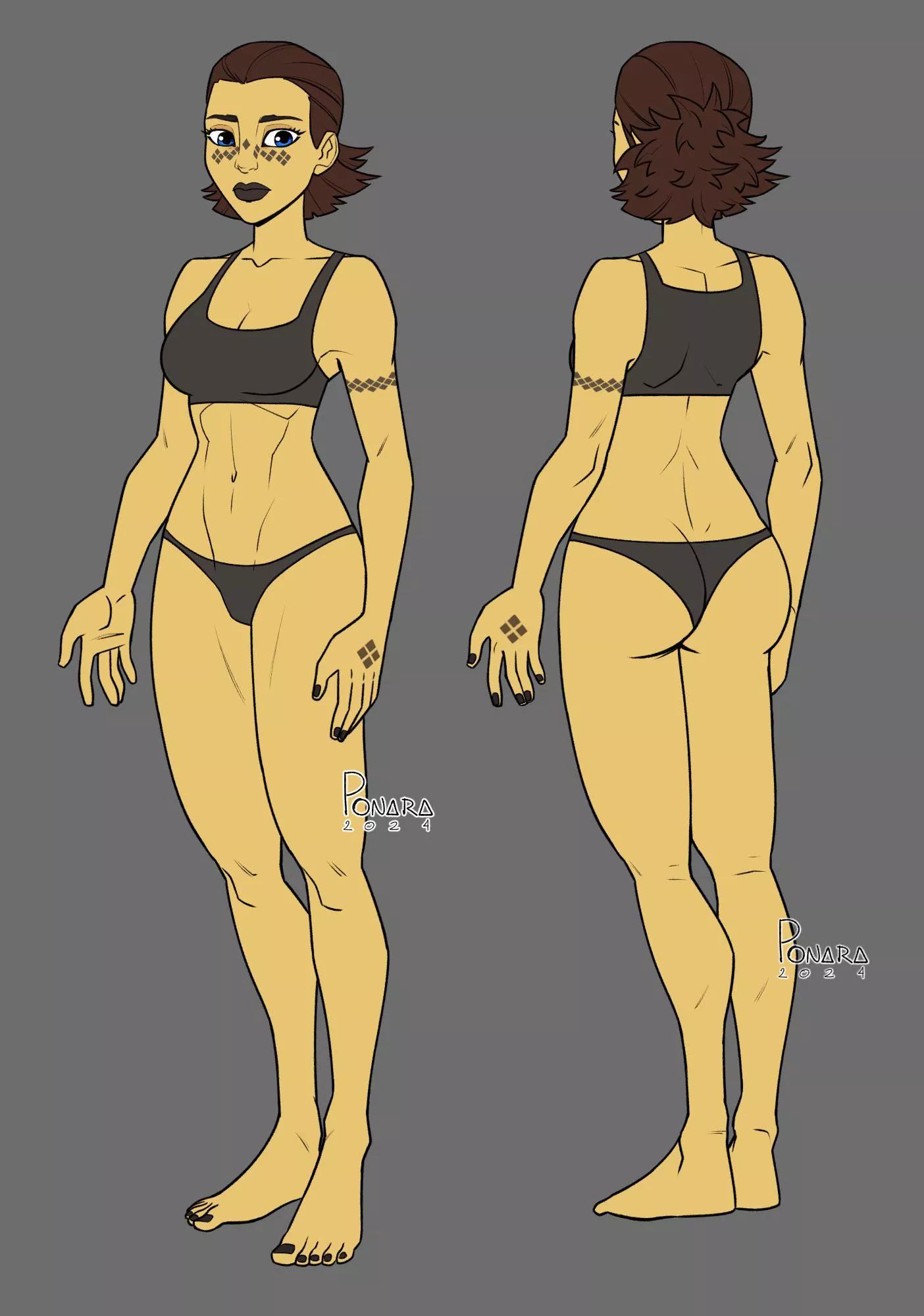 Barriss Offee under the robes (Tharrek)