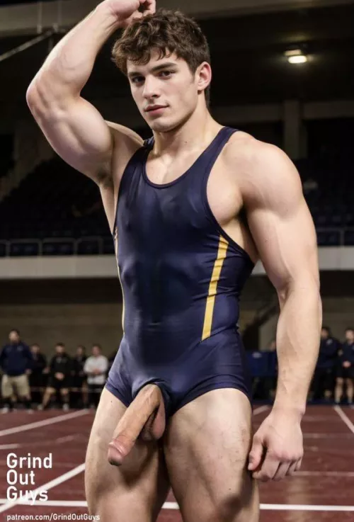 Cock through the singlet - AI