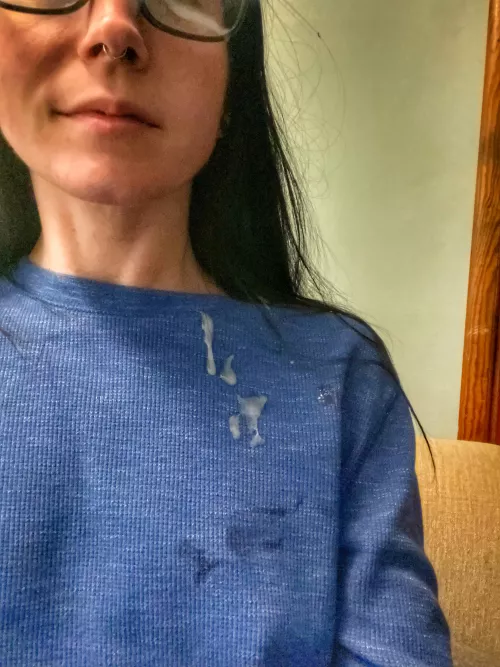 Ended up staining this top