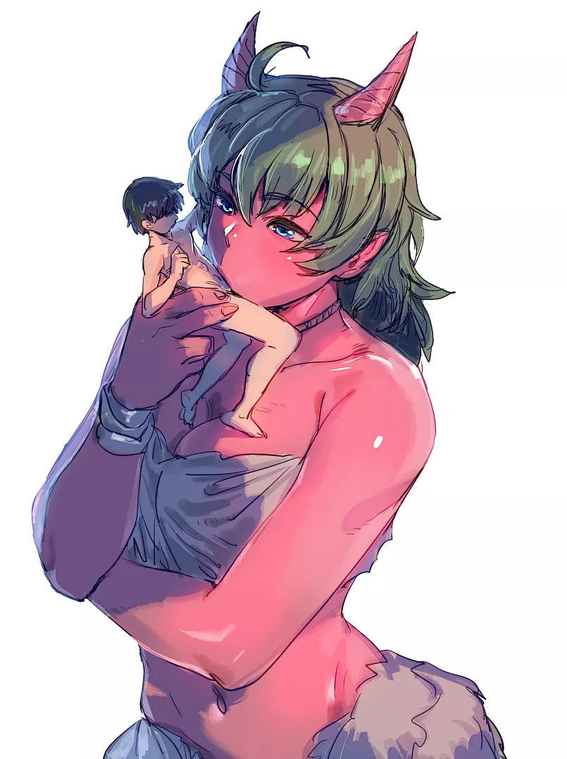 Her personal protein shake