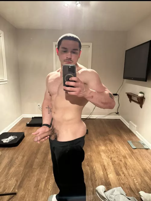 Hold this for me and make it hard while you’re at it