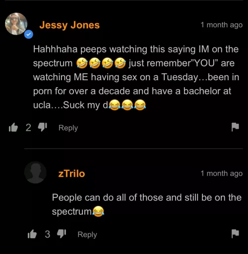 In response to the top comment