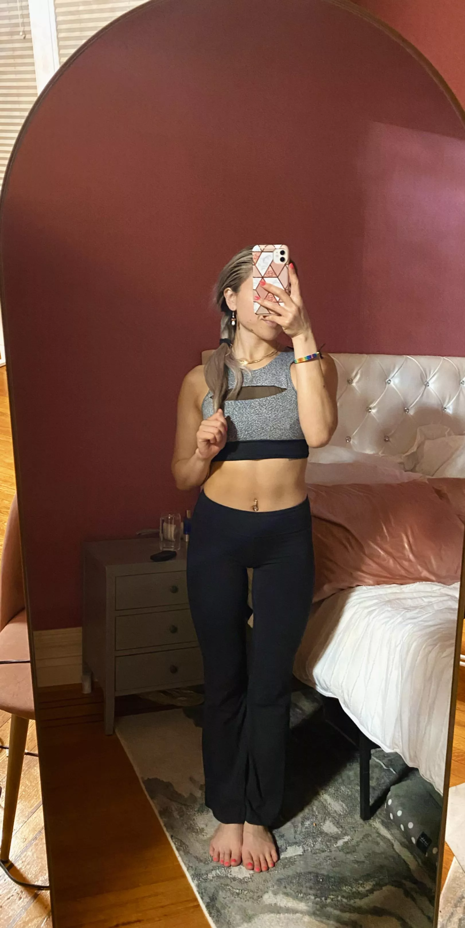 Low rise leggings are my favorite 