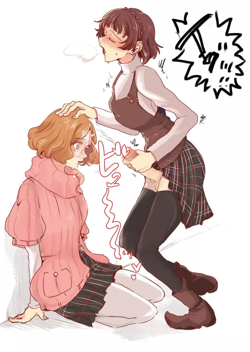 Makoto blows a load on Haru’s face (wodsum)