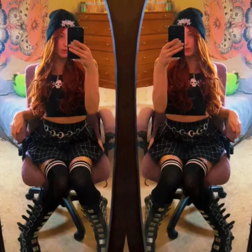 Mistress is here to step on you with her boots. The bigger the boots, the better. 😈