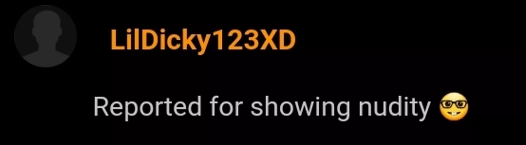 Posting nudity? For shame...