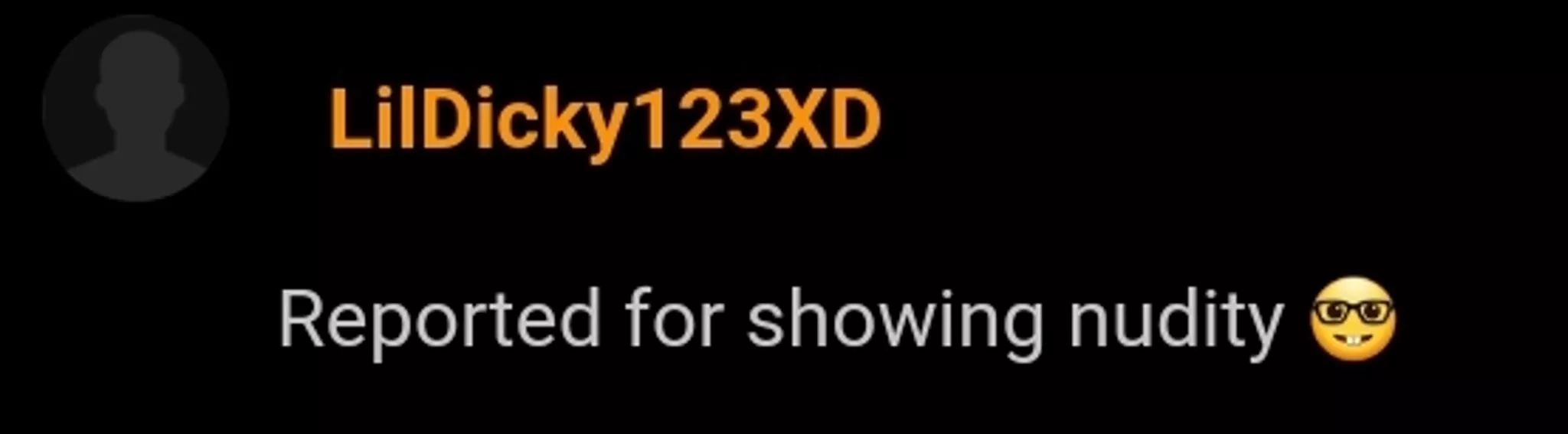 Posting nudity? For shame...