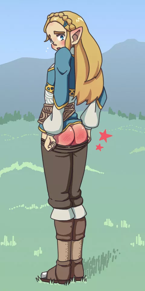 Punished Zelda Butt