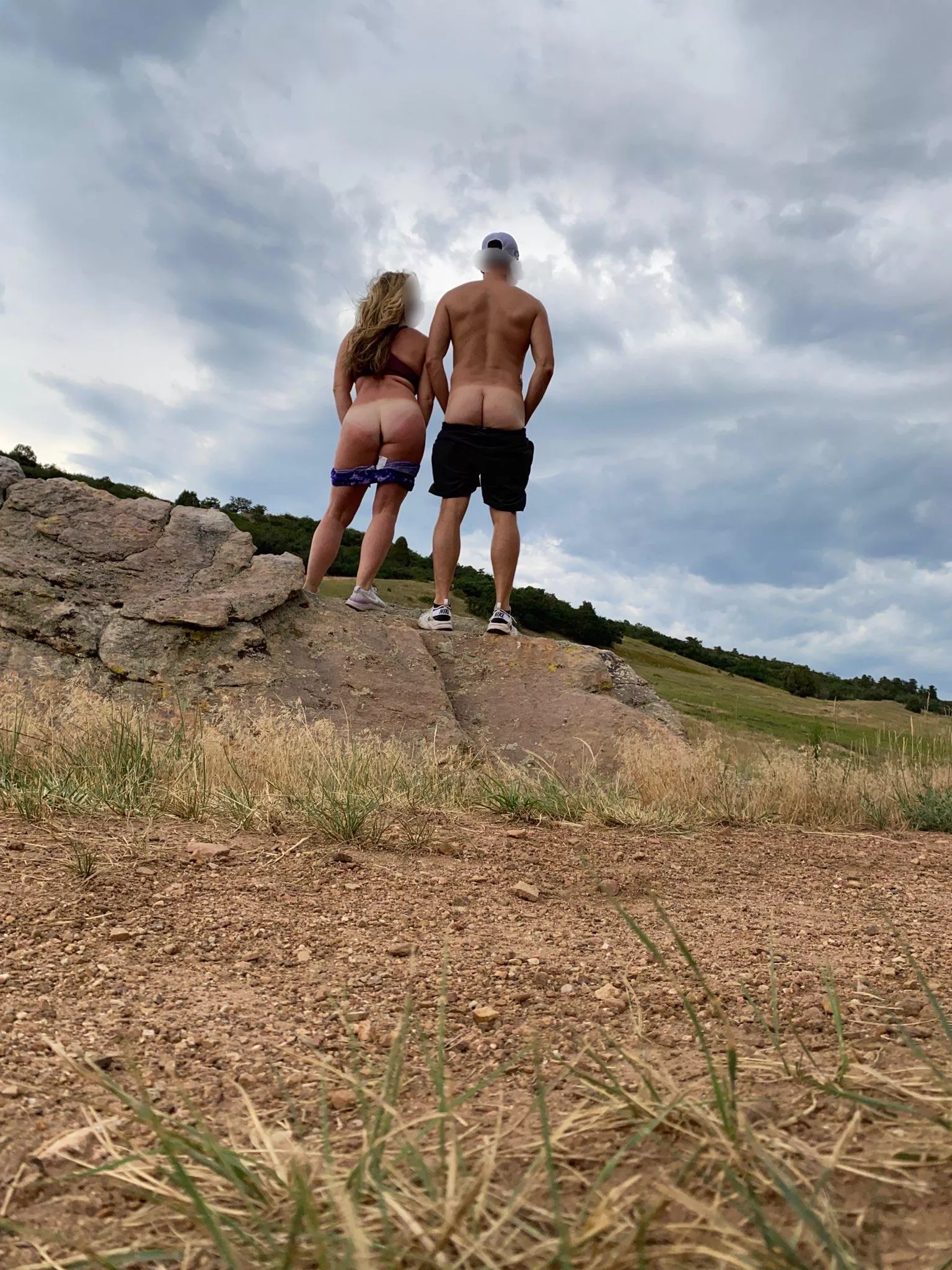 Stopped on our run to enjoy the view! [F][M]