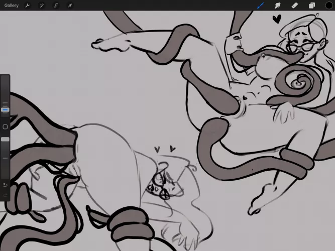 Tentacle Finale WIP 😈 Got some space to fill! [OC]