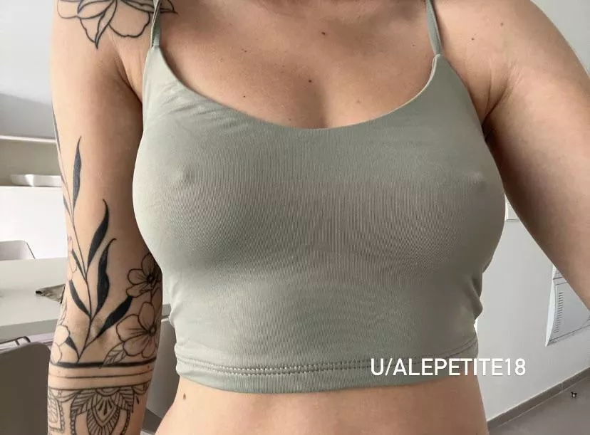 with the warm weather you can’t wear a bra