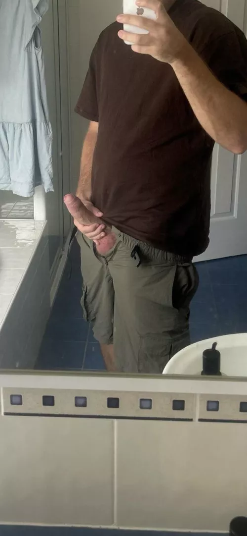 Can you see why my gay friend is obsessed with my straight cock? (26)