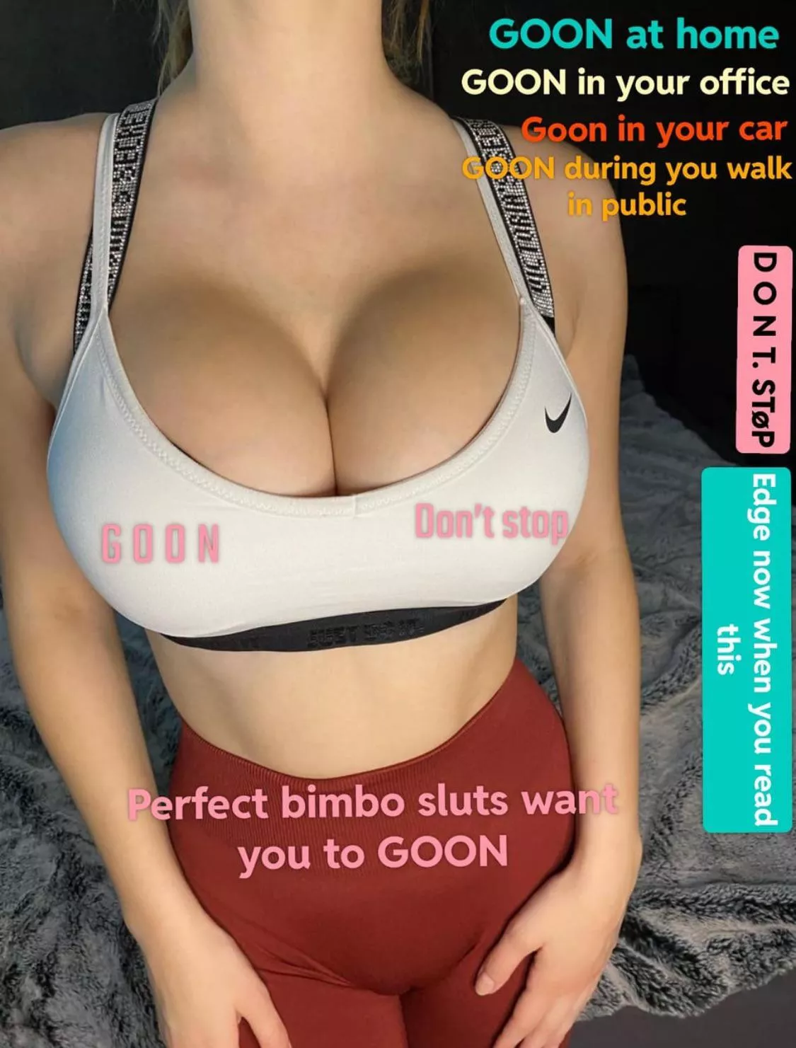 Don’t stop staring at my perfect tits (19y)