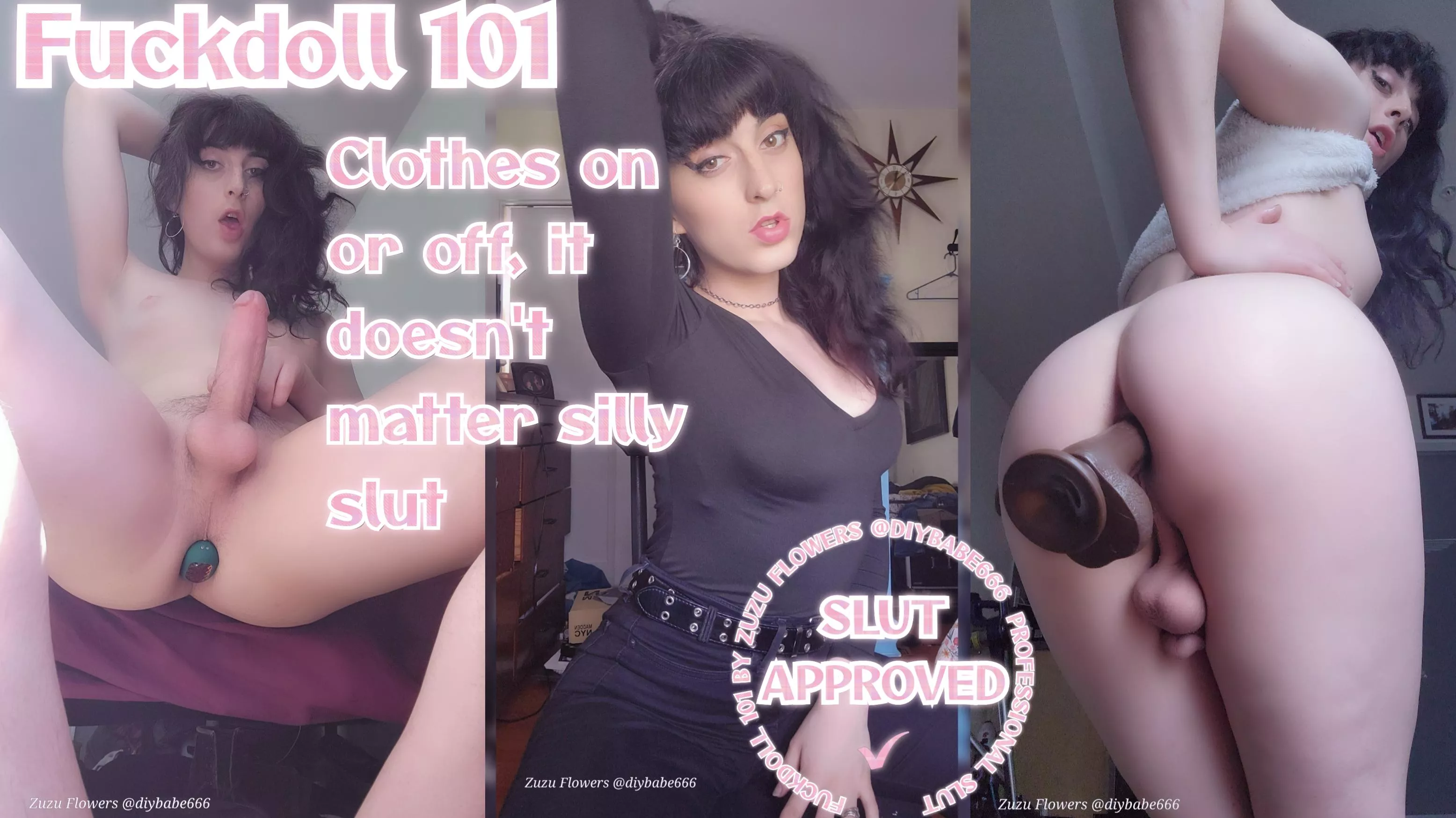 Fuckdoll101 clothes on or off, it doesn't matter silly slut⛓️