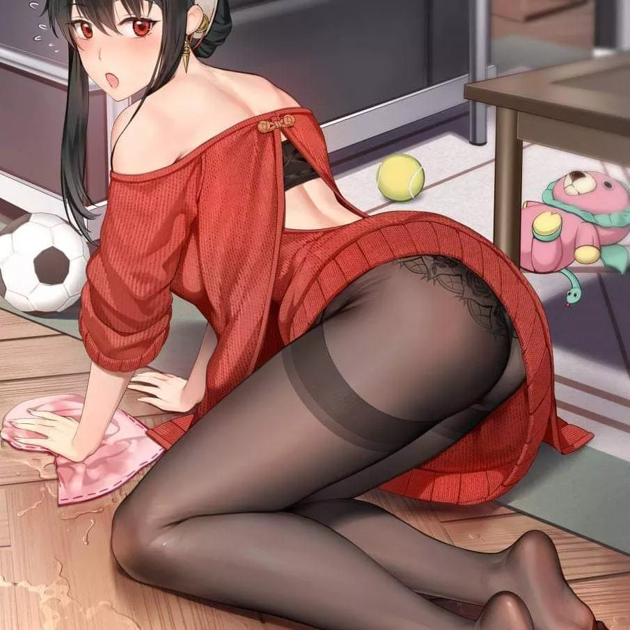 I don't know what she dropped but I'm not complaining!