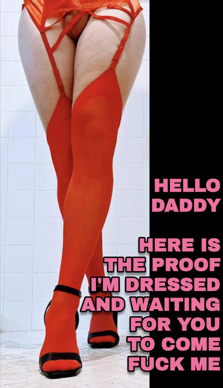 I must obey Daddy's request for proof 🫢