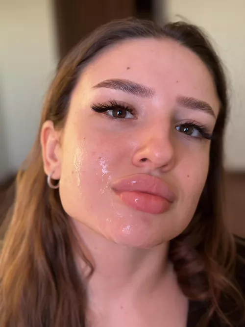 I'm covered in cum and I'm begging for more