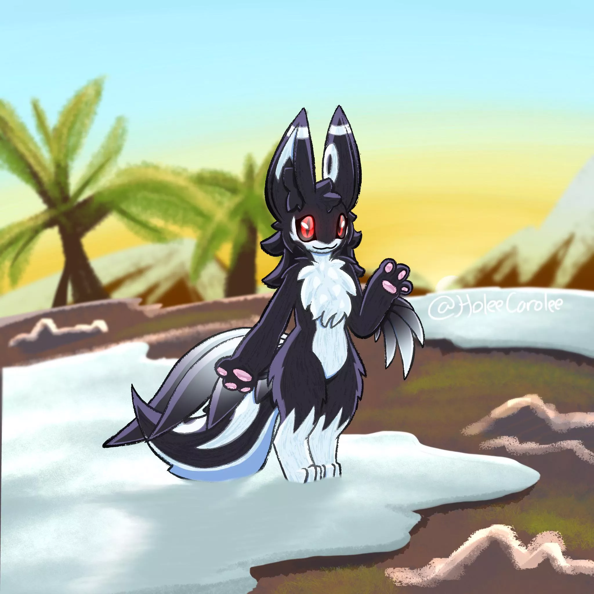 Ki on her home planet