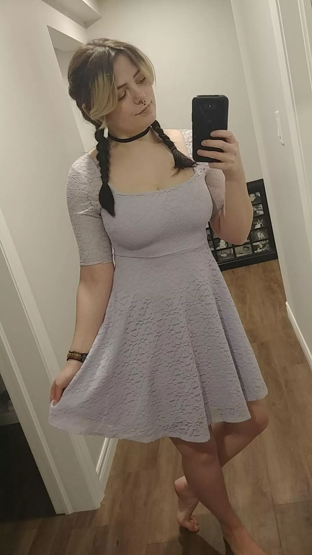 Loving my new lavender dress in this weather 💐☀