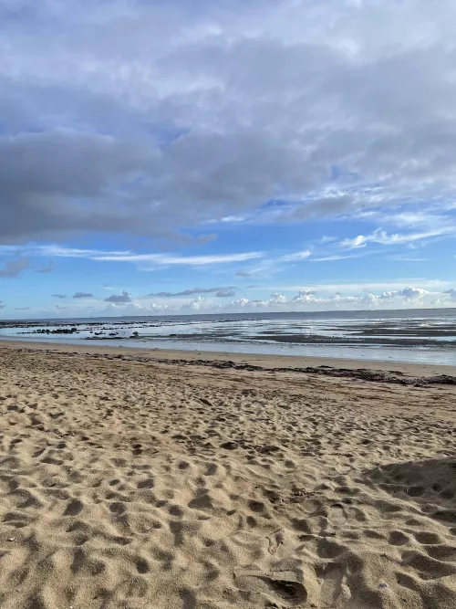 My favorite beach at low tide 