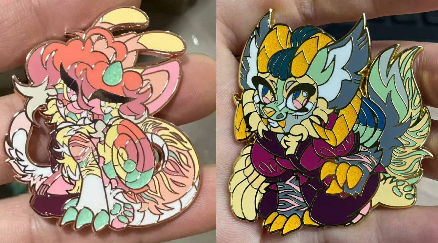 my sonas as enamel pins!