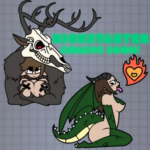 New Designs Added! Wendigo and DragonGirl (art by me)