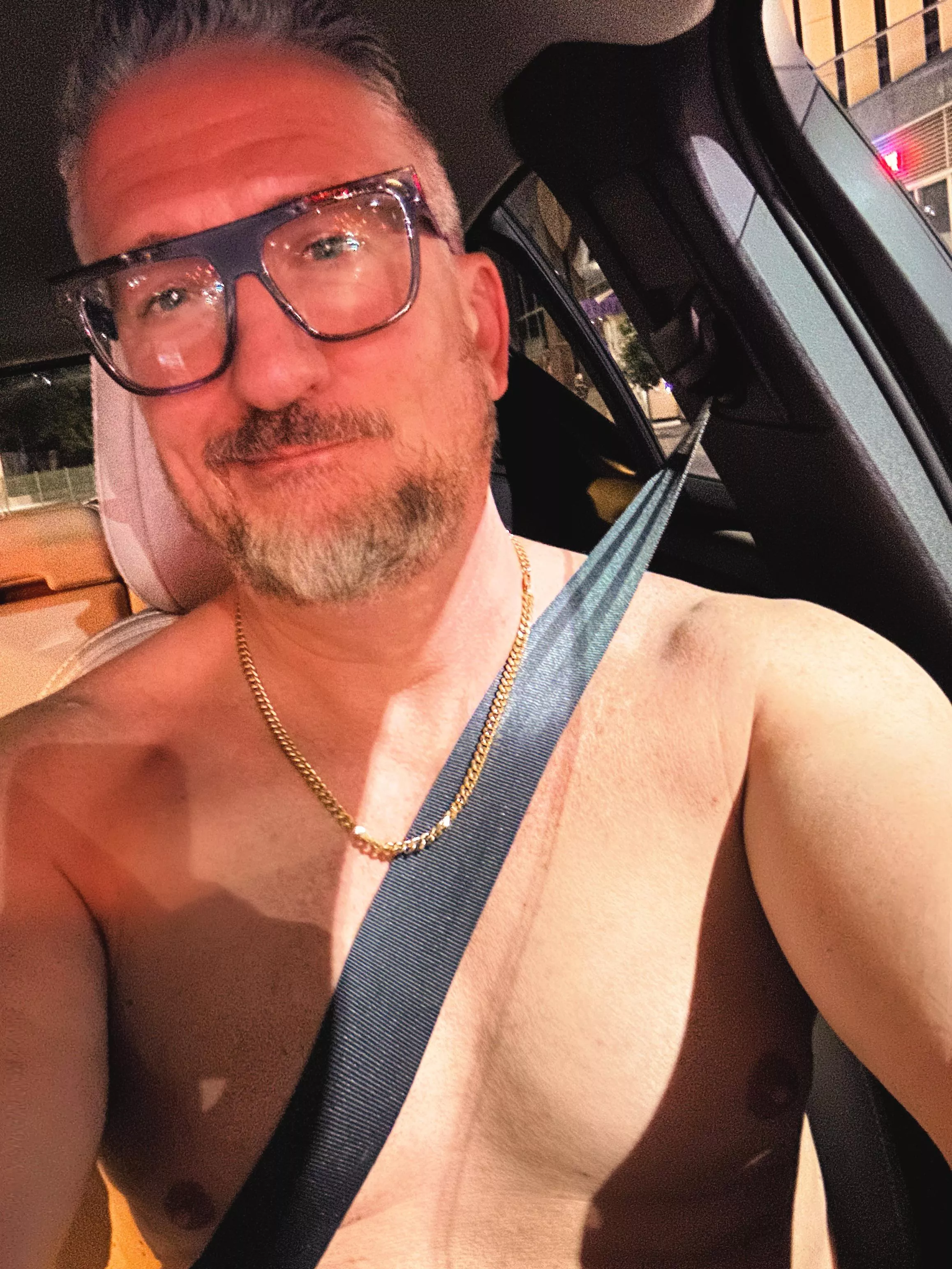 Night drive naked in Chicago [55]