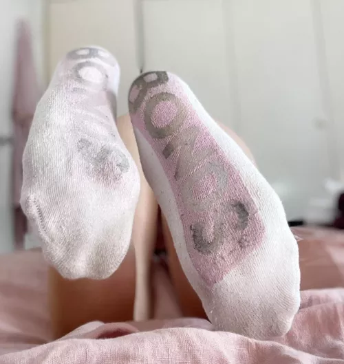 Post run socks 🧦 Soft, squishy and a bit wet! (talking about the socks obviously 😏)