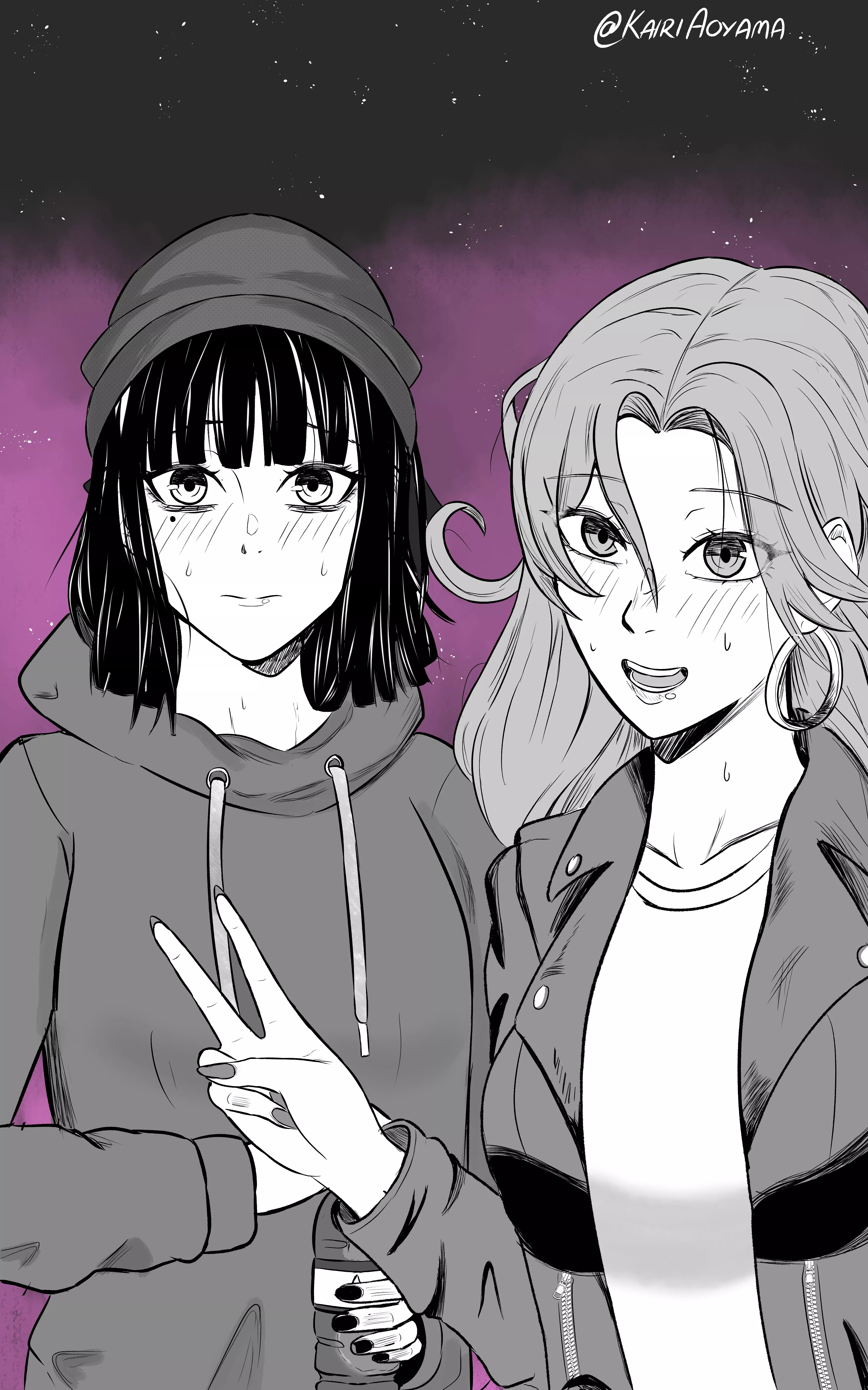 Post-concert selfie [The Guy She Was Interested In Wasn't a Guy at All] 