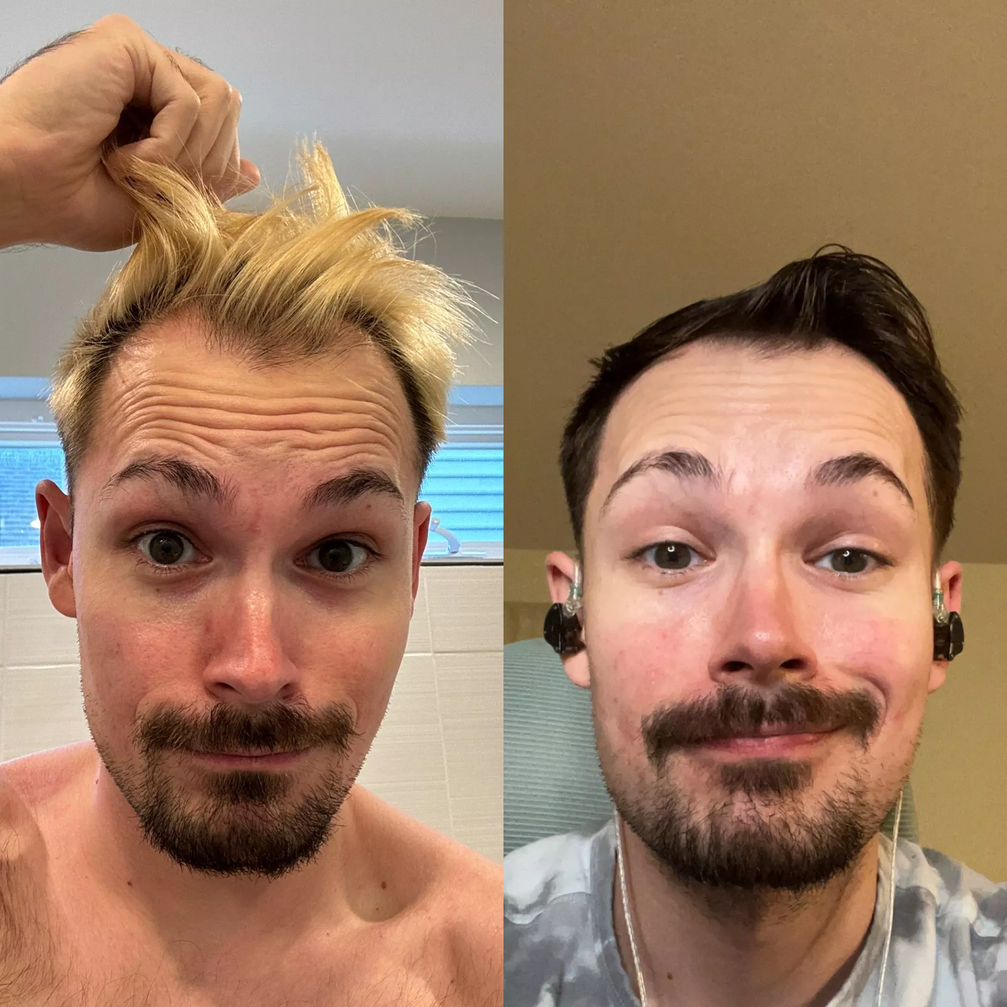 Should I stay blonde or go back to brown??